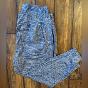 Athletic Works Heathered Blue Joggers With Pockets